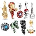 thumbnail image 2 of Charms Pandora de Los Vengadores para Pulsera Charm de la Serie Marvel Guantelete infinito Hombre de Acero, 2 of 4