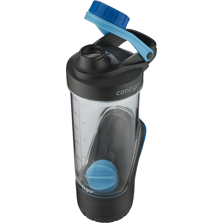 Contigo Shake & Go Fit Mixer Bottle, with Storage Container, Clear with  Black, 22 Ounce, Shop