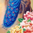 thumbnail image 4 of DIY 5D Peacock Flower Crystal Cross Stitch Animal DIY 5D Embroidery Rhinestone Painting Home Decoration Diamond Picture, 4 of 7
