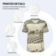 thumbnail image 4 of Balery Vineyard Landscape Baseball Jersey for Men Casual Button Down Shirts Short Sleeve Active Team Sports Uniform-4X-Large, 4 of 9