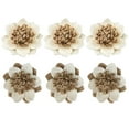thumbnail image 1 of MasteelfCA 6pcs Vintage Handmade DIY Burlap Linen Rope Flowers Wedding Decor Crafts, 1 of 7