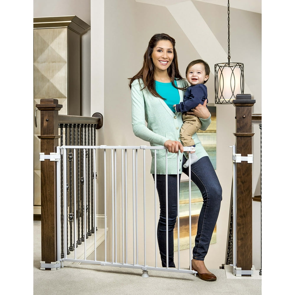 Regalo Extra Tall and Wide 2in1 Stairway and Hallway Wall Mounted