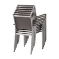 thumbnail image 3 of Afuera Living 7-piece Modern Aluminum Frame Patio Dining Set in Gray, 3 of 18