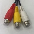 thumbnail image 2 of 2piezas 2.5mm Mini AV Macho A 3RCA Hembra Cable de Audio Video M / F Cable de Adaptador Jack Estereo, 2 of 5