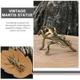 thumbnail image 2 of OUNONA Delicate Mantis Craft Novelty Mantis Decoration Household Mantis Model Delicate Metal Mantis, 2 of 8