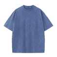 thumbnail image 5 of Men's Washed T Shirt Summer vintage Casual T-shirt  Loose TShirts Women Black Acid Wash Y2k Short Sleeve Hip Hop Streetwear Tees, 5 of 9