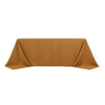 thumbnail image 3 of BalsaCircle Gold 90" x 132" Premium Polyester Rectangular Tablecloth Table Linens Wedding Reception Party Catering Event Decorations, 3 of 7