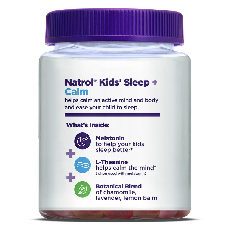 Melatonin Kids Sleep, Berry Edad +4 Natrol 60 Gomitas