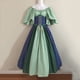 thumbnail image 1 of WILLBEST Vestidos de Mujer Vestido de Mujer Estilo Retro Color Sólido Manga Trompeta Vestido Largo Extra Grande, 1 of 3