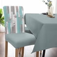 thumbnail image 5 of Dining Chair Covers Set of 4,Rustic Purple Ombre Wood Board Universal Stretch Kitchen Seat Covers Parsons Chair Protector Slipcover for Home Restaurant Party Decor,Vintage Shabby Style, 5 of 6