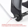 thumbnail image 4 of Fourche avant par Essieu, Remplacement d'Essieu de Roue Réparant, Alliage d'Aluminium, Durable, Couleur Noire L 177mm, 4 of 8
