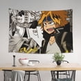 thumbnail image 3 of My Hero Academia Tapestry, Anime Wall Poster Art, Wall Tapestry For Bedroom Living Room Dorm Room, Wall Hanging For Festival Party Events Background Photography Backdrop, 60x40 Inch, 3 of 9