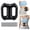 Black, variant on Multifunctional Full-Body Fascia Ring, Electric Deep Tissue Vibration Massager with 5 Intensity Levels & 3 Smart Modes, Cordless Fascia Ring with Belt for Waist Belly Legs Back Massage, Purple