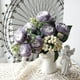 thumbnail image 5 of Ramo de flores de seda de peonía artificial | Arreglo floral falso realista | Vibrante centro de mesa decorativo para bodas en el jardín de la oficina en el hogar | 2 Ramos de flores | 5 cabezas, 5 of 6