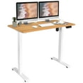 thumbnail image 1 of Patiojoy Bureau Debout Mobile Électrique à Hauteur Réglable pour Bureau à Domicile Poste de Travail Informatique Érable, 1 of 10