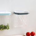 thumbnail image 4 of Hanging Wall Mount Garbage Bag Holder Cabinet Door Hanger Trash Bin Rack Hook, 4 of 10