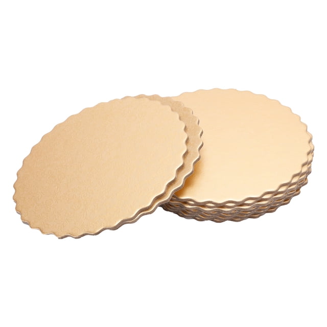 Mousse Cake Board,10PCS Double Sided Pattern Dessert Tray Cake Base Board Professional Grade