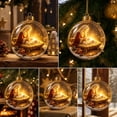 thumbnail image 3 of Lighted Christmas Ball Ornaments Battery Operated LED Glowing Xmas Tree Baubles For Holiday Window Ceiling Decor, 3 of 8