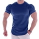 thumbnail image 2 of Camiseta de manga corta para fitness para hombre - Camiseta elástica de secado rápido para gimnasio/correr - Ropa deportiva de poliéster en tallas M-XXXL, 2 of 4