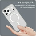 thumbnail image 4 of Magnetic For iPhone Air Phone Case,Compatible with Mag-safe,Cute Matte Translucent Back,Ultra Slim Anti-Scratch Shockproof Protection Anti-fall Skin-Feel Durable Phone Case,White, 4 of 9