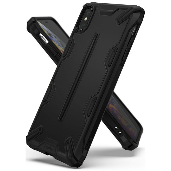 Ringke Dual-X Case Compatible with iPhone XS, Double Layer Heavy Duty Defense Armor Cover - SF Black