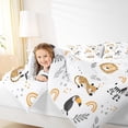 thumbnail image 4 of Homewish Kawaii Zebra Lion Leopard 3 Pieces Queen Comforter Set for Children Teens,Rainbow Animal Ultra Soft Bedding Sets,Cartoon Jungle Wildlife Bedding Comforter Set Breathable, 4 of 8