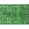 thumbnail image 1 of Ahgly Company Indoor Rectangle Persian Emerald Green Traditional Area Rugs, 7' x 10', 1 of 4