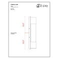 thumbnail image 3 of Z-Lite - Striate - 14W 1 LED Outdoor Wall Mount in Led Outdoor Contemporary, 3 of 7