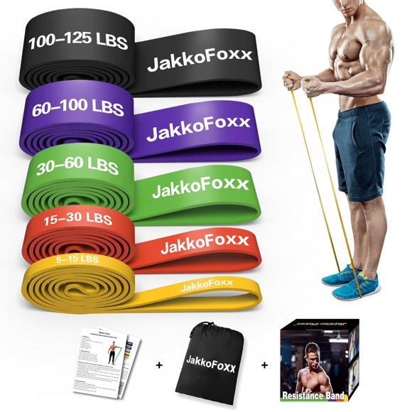 Bandas Resistencia Jakkofoxx Dominadas Set 5 Niveles