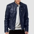 NOLDARES Men's Leather Jacket Lightweight Bomber Jacket Leather Classic