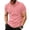 Pink, variant on CCRFTGI Men Polo Shirts Casual Short Sleeve Shirt Athletic Lapel Button Collared Shirts Stylish Summer Polo Shirt Blue XXXL