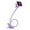 Purple, variant on Gooseneck Phone Holder for Bed - Cell Phone Mount Clamp Clip, Flexible Long Arm, Overhead Mount for Desk Headboard Bedside