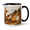 Black, variant on Camping Ghost Mug, Campfire Guitar Coffee Cup for Halloween and Fall Camping Fans