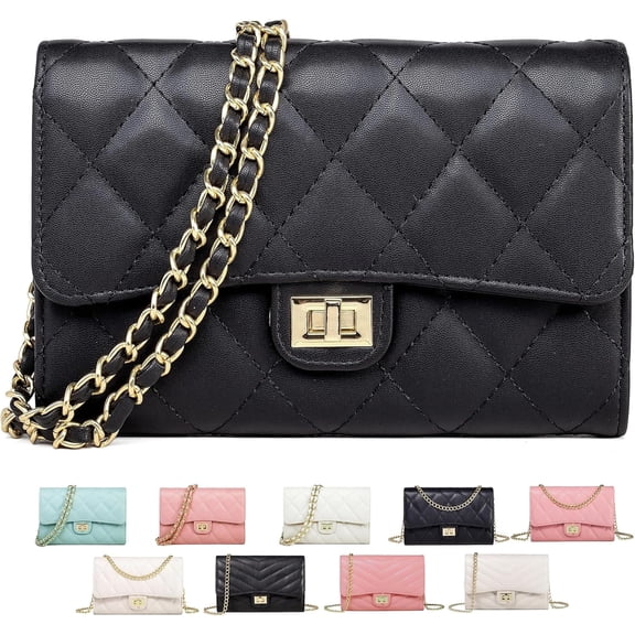Small Cross Body Purse Sling Crossbody Bags for Women, Shoulder Bag Tote Purses Phone Bags Cross Body Bag (Black)