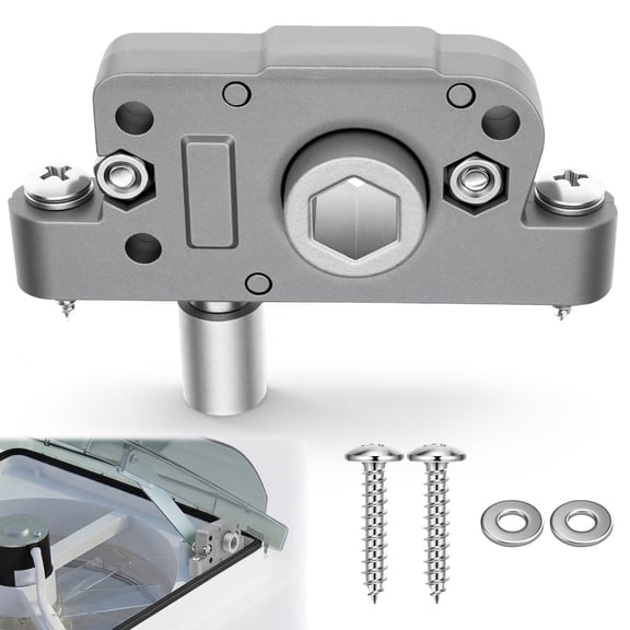TMWEFUSC RV Roof Fan Vent Lid Lift Gear Operator Mechanism for MaxxFan Plus Deluxe Camper Travel Trailer RV Vent Parts