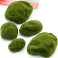 thumbnail image 4 of Moss Balls for Fish Tank on Sale Barhoo Moss Rocks Simulation Diy Artificial Decorative Stone Green Moss Home Decor Moss Stone Flocked Stone Clearance 1Pc Moss Stone Flocking Stone, 4 of 8