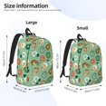 thumbnail image 4 of Balery Christmas Donuts Vintage Canvas Backpack for Men and Women - Large Capacity, Durable Travel Laptop Bag for School, Work, Hiking, and Outdoor Activities, 4 of 7
