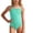 a-Light Green136, variant on VNKIDY Girls Kids Solid Color One Piece Swimsuit Spaghetti Strap Square Neck Ruched Slim Fit Bathing Suit For Summer Pool Beach Activities Green 4-5 years