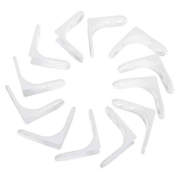 LOLIPPYY 12Jgo Soportes Triangulares Para Estantes De Inoxidable Resistentes Para Gabinetes