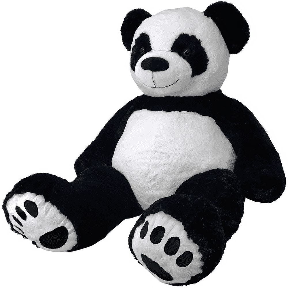 Anico 59 Inch Tall Giant Plush Panda Bear with Smiling Face