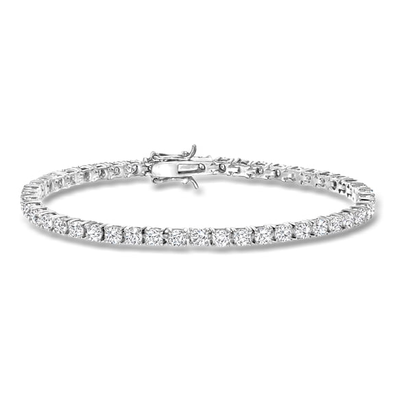 Ross-Simons 5.50 ct. t.w. CZ Tennis Bracelet in Sterling Silver, Women's, Adult