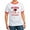 Red/White, variant on CafePress - Retired Postal Worker Funny Postman Hello T Shirt - 100% Cotton Ringed T-Shirt