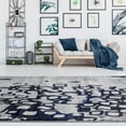 thumbnail image 2 of Modern Black and White Contemporary Area Rug, 2 of 2