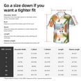 thumbnail image 5 of Kll Men'S Hawaiian Shirt Short Sleeve Button Down Beach Shirts-Gnome And Surfing, 5 of 7