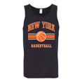 thumbnail image 2 of Wild Bobby City of New York NYG Basketball Fantasy Fan Sports Mens Tank Top, Black, Small, 2 of 5