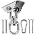 thumbnail image 1 of Gancho de techo resistente de acero inoxidable SUS304, ganchos para colgar, 4 tornillos de fijación para juegos de madera de hormigón, yoga, hamaca, silla colgante Sailing Electrónica, 1 of 5