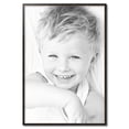 thumbnail image 2 of ArtToFrames 28" x 41" Black Square with Gold Beads Picture Frame, 28x41 inch Black Wood Poster Frame (WOM-5021), 2 of 7