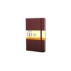 Moleskine Classic Notebook, Hard Cover, Large (5" x 8.25") Ruled/Lined, Amaranth Red, 240 Pages