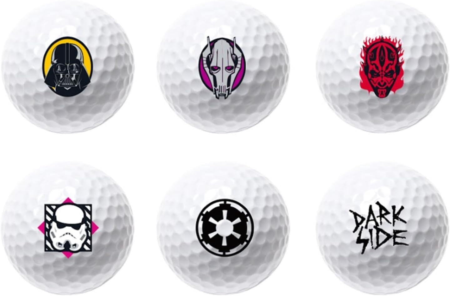 (2 pack) Volvik Star Wars Power soft Golf Balls, 6pk