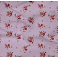 thumbnail image 4 of oneOone Organic Cotton Poplin Twill Fabric Leaves & Flower Floral Decor Fabric Printed BTY 42 Inch Wide, 4 of 4